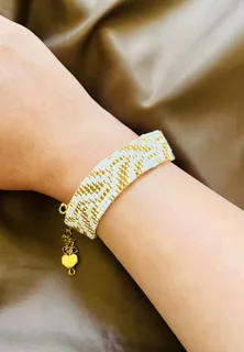 دستبند میوکی مدل لوکس سفید